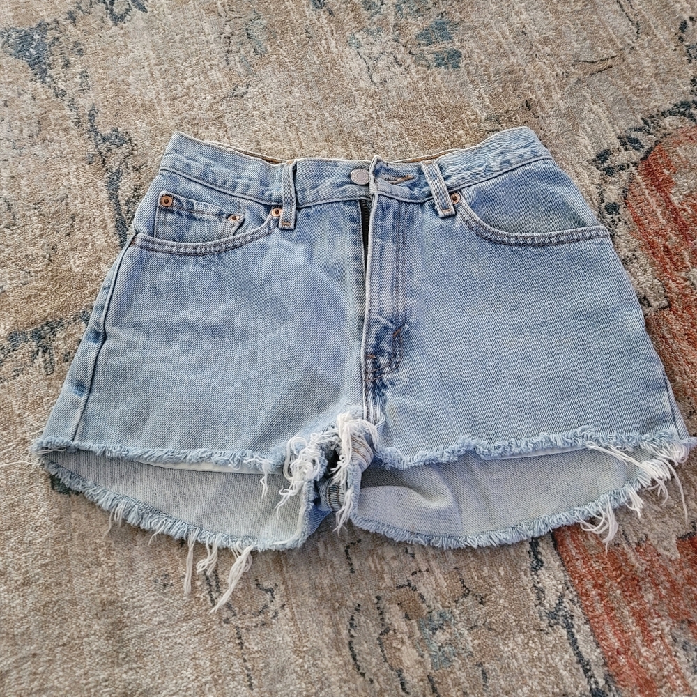 Levi Jean Shorts Size 5 cut offs